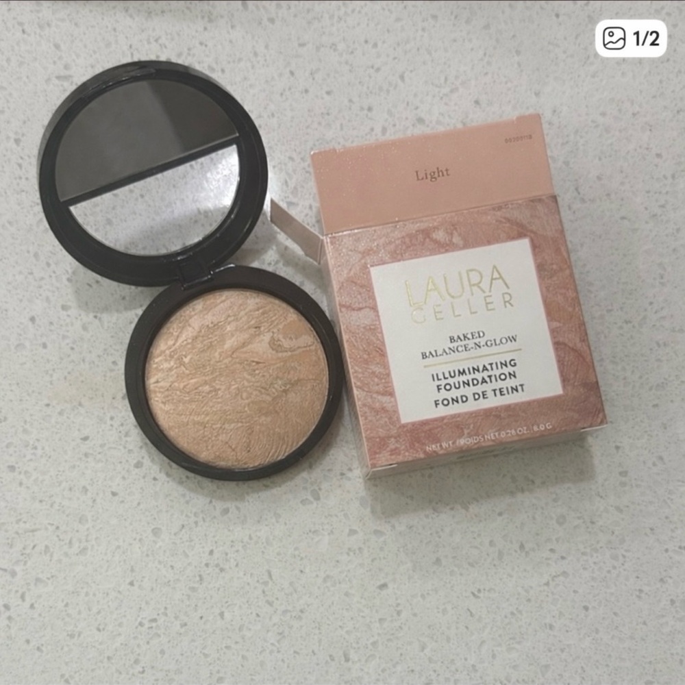 Laura Geller Baked Balance-n-Glow Foundation - Light UNUSED